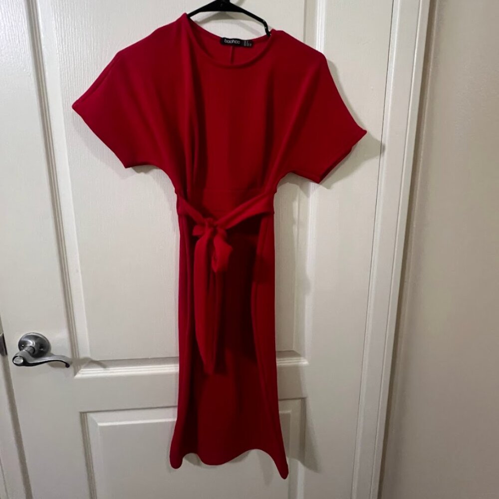 Red Fitted Dress